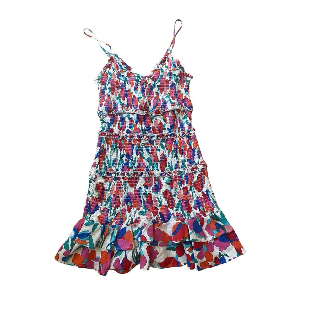 Colorful Floral Mini Dress